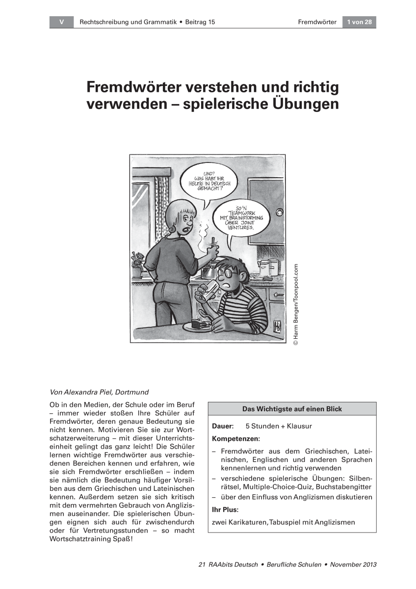 Fremdwoerter verstehen und richtig verwenden